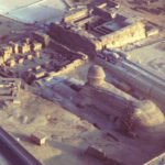 Khafre monuments viewed from Great Pyramid