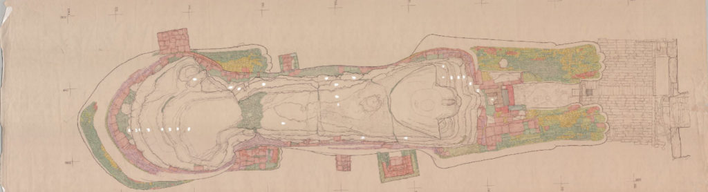 A scale drawing of the Sphinx