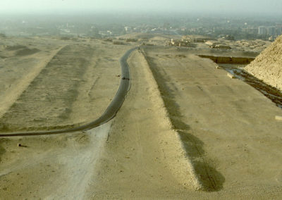 The Area C site and Khafre pyramid