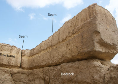 The bedrock around the Sphinx
