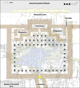 Great Pyramid Temple map