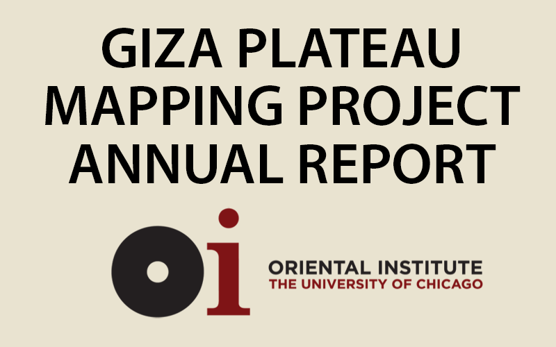 Oriental Institute annual report