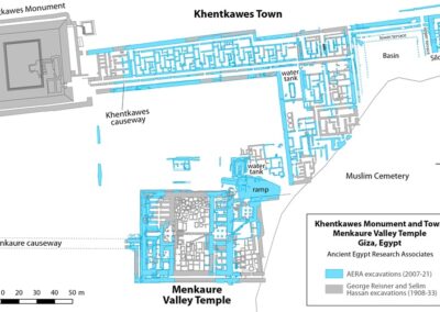 The Khentkawes Monument and Town and Menkaure Valley Temple